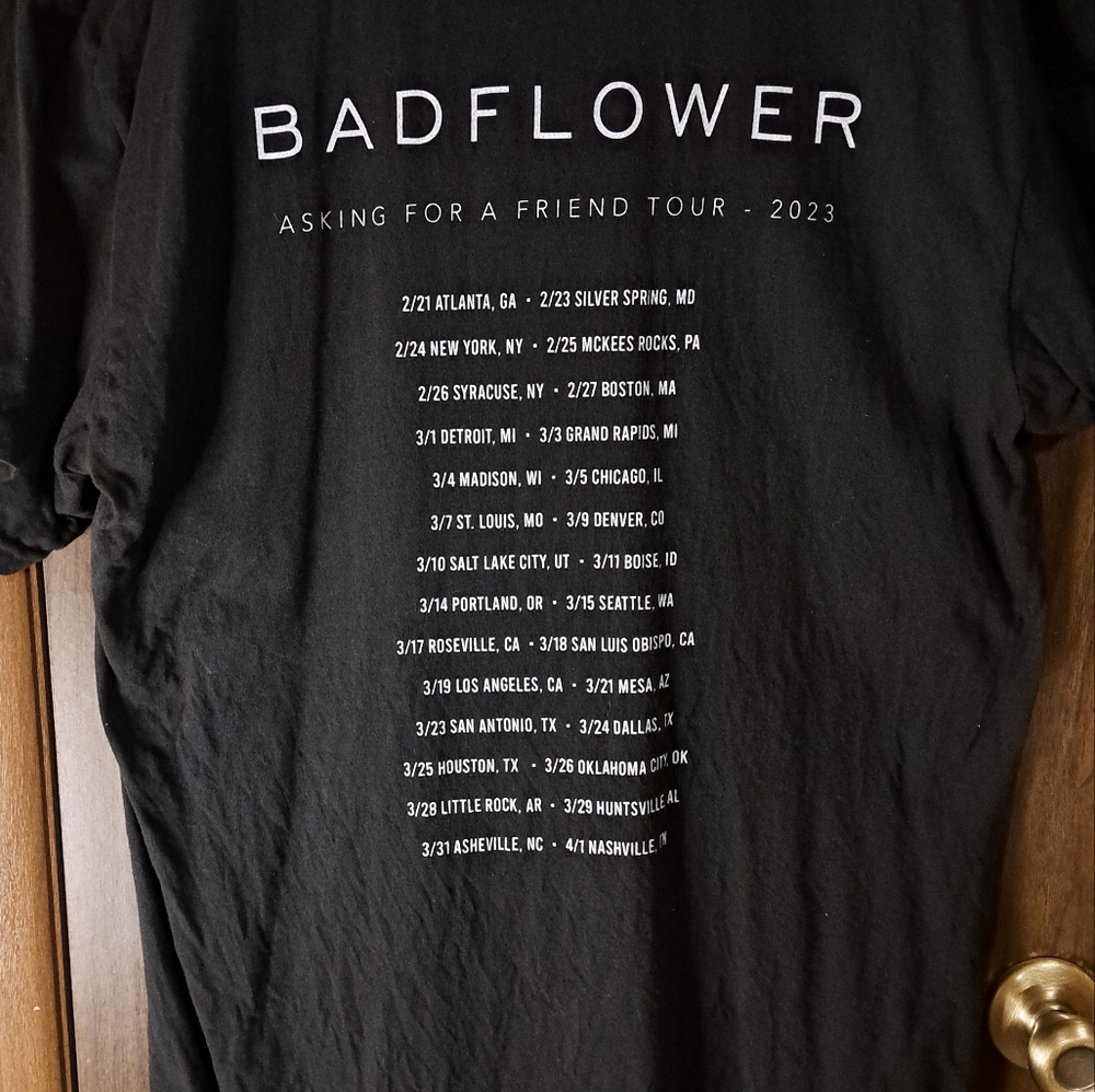 Badflower "Asking For A Friend" 2023 Tour Shirt